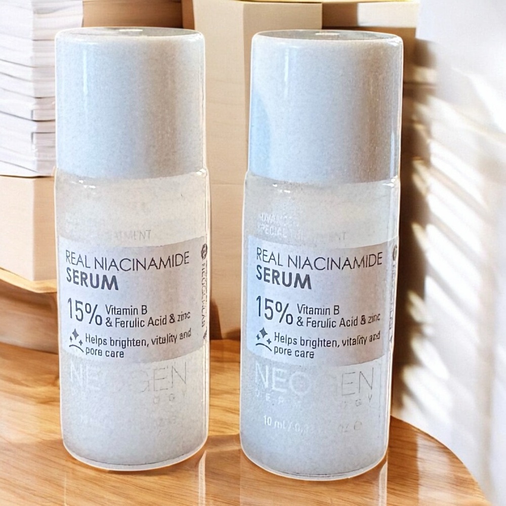 ⚫️ x2 Neogen Dermalogy Real Niacinamide Serum Bundle 10 ML Each New Sealed